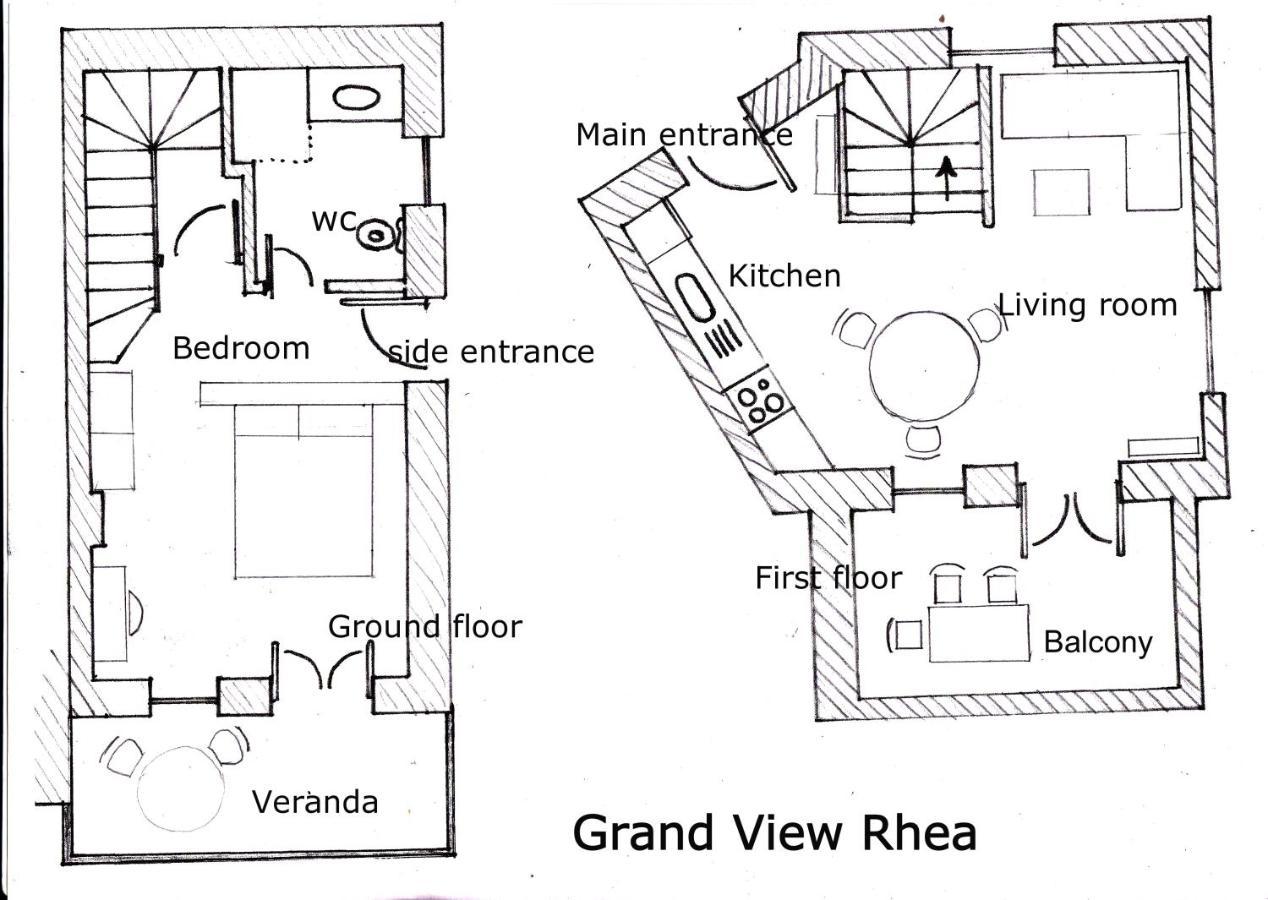 Grand View Rhea Villa Mithymna Eksteriør billede